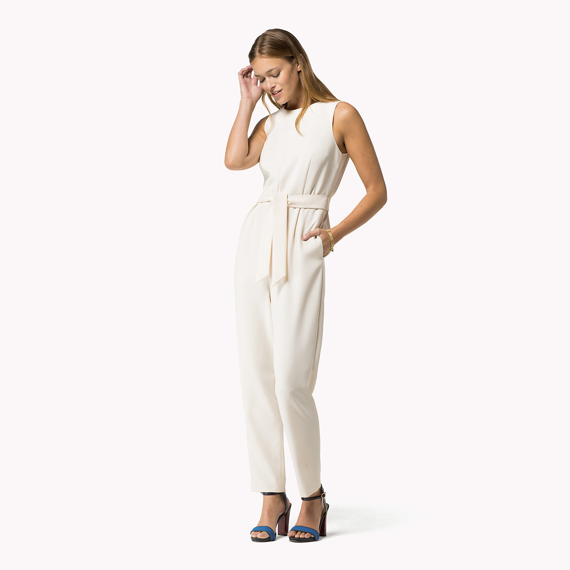 tommy hilfiger white jumpsuit