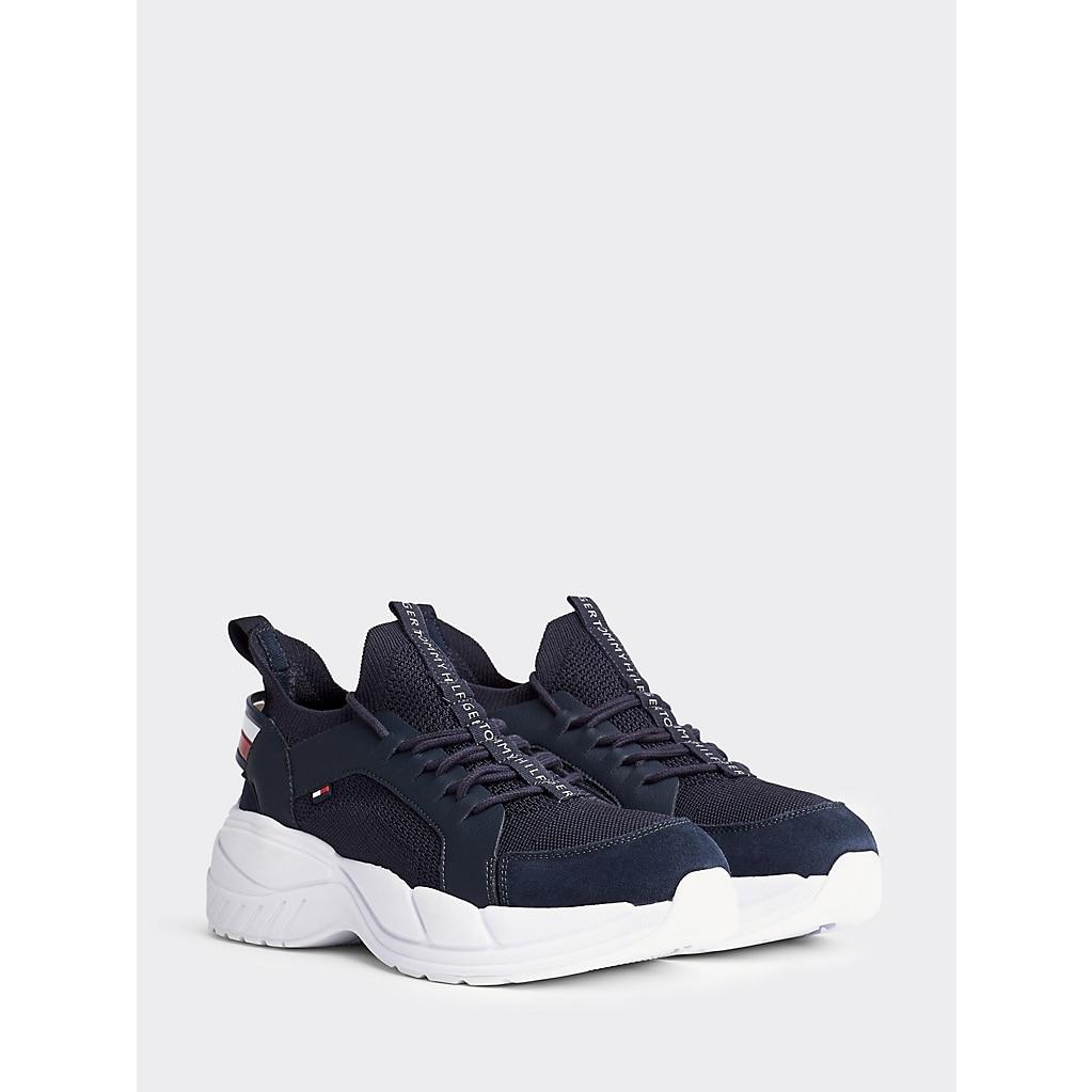 tommy hilfiger chunky knit trainers