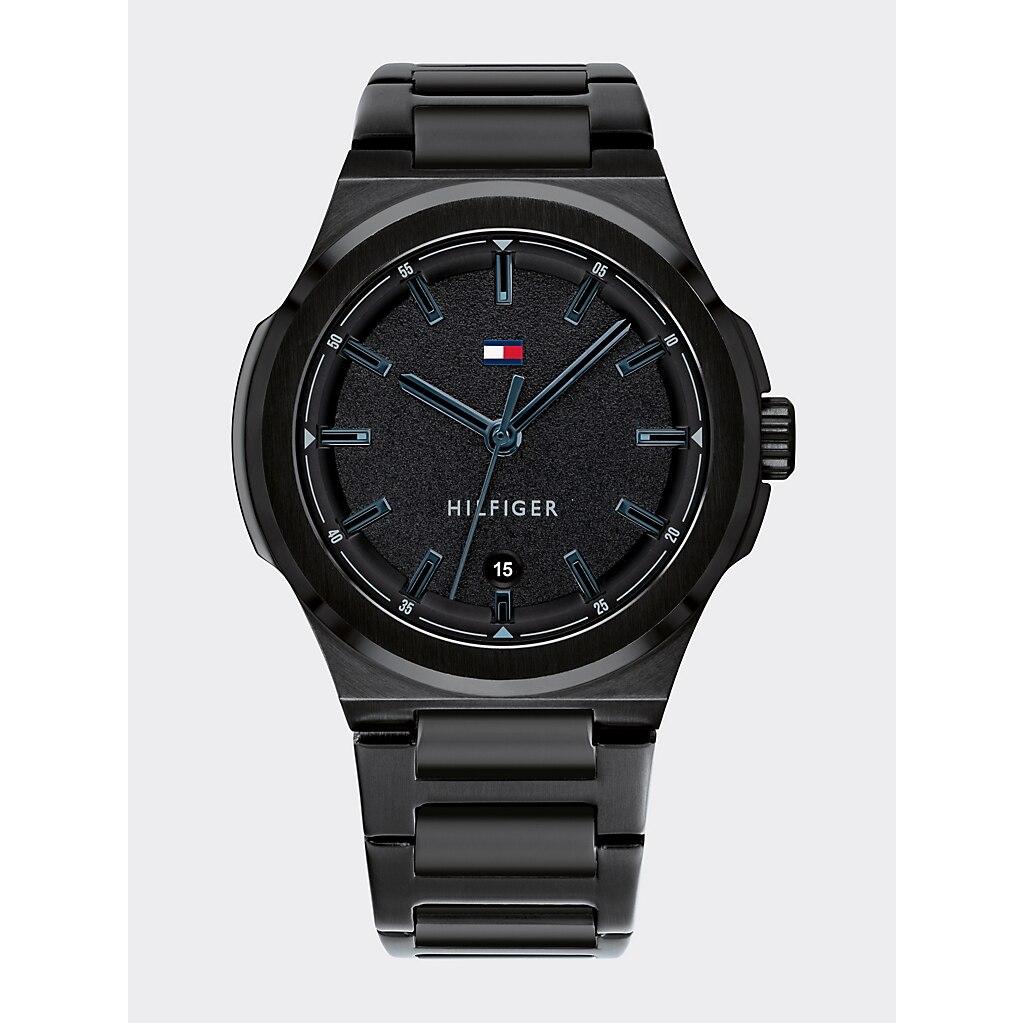 Tommy Hilfiger Black Chainlink Watch for Men Lyst