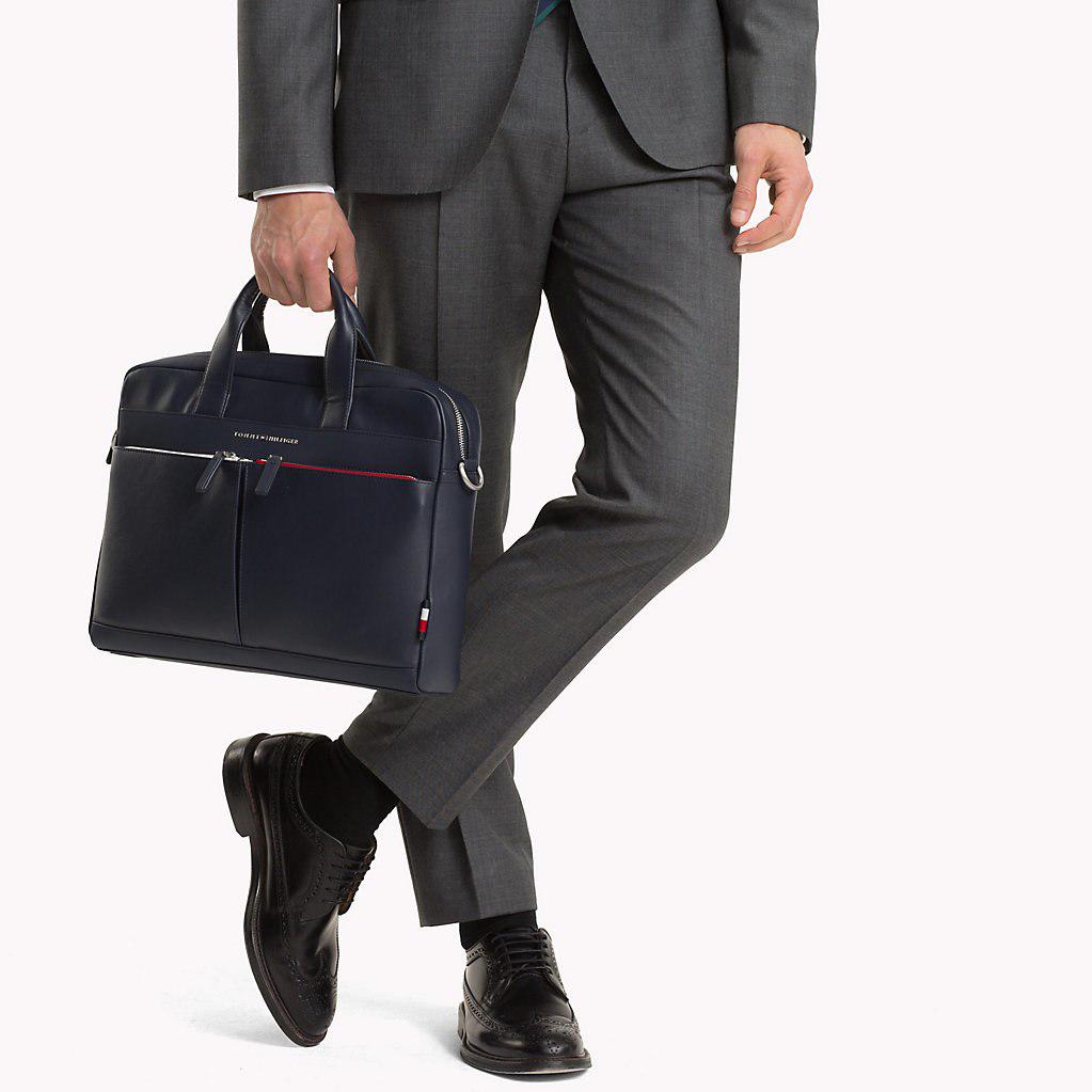 tommy hilfiger city laptop bag