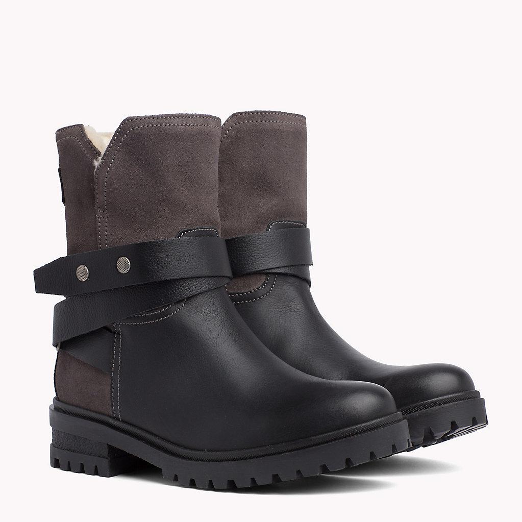 tommy jeans biker boots