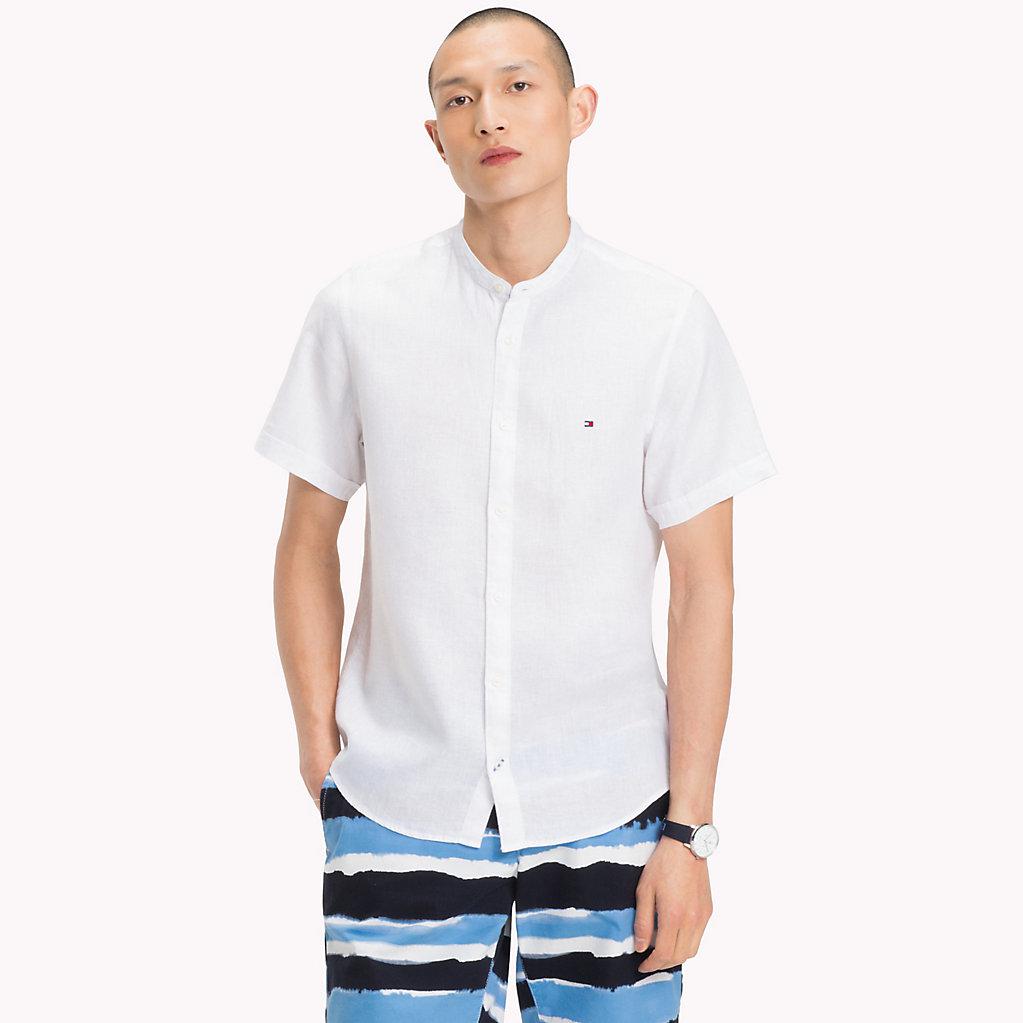 Tommy Hilfiger Mandarin Collar Shirt Hot Sale, 59% OFF | ilikepinga.com