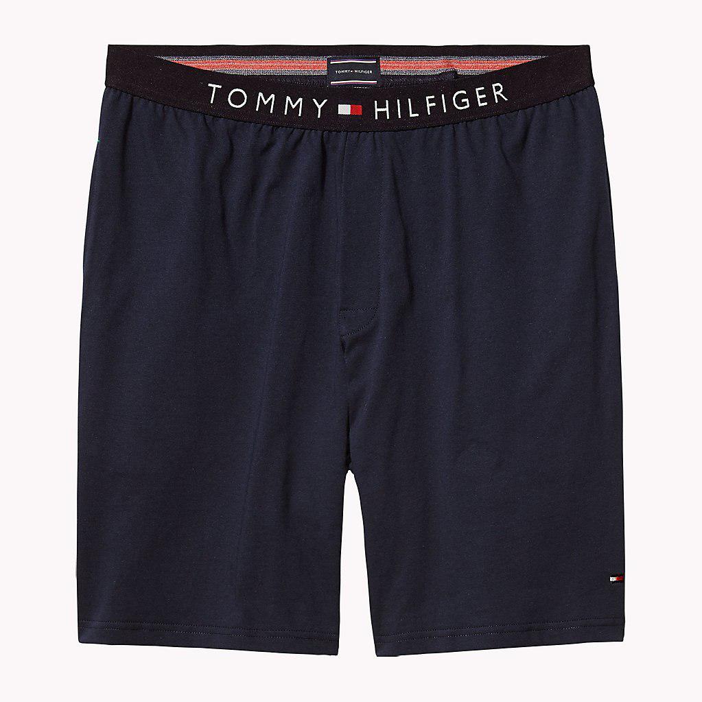 tommy hilfiger long line jersey shorts