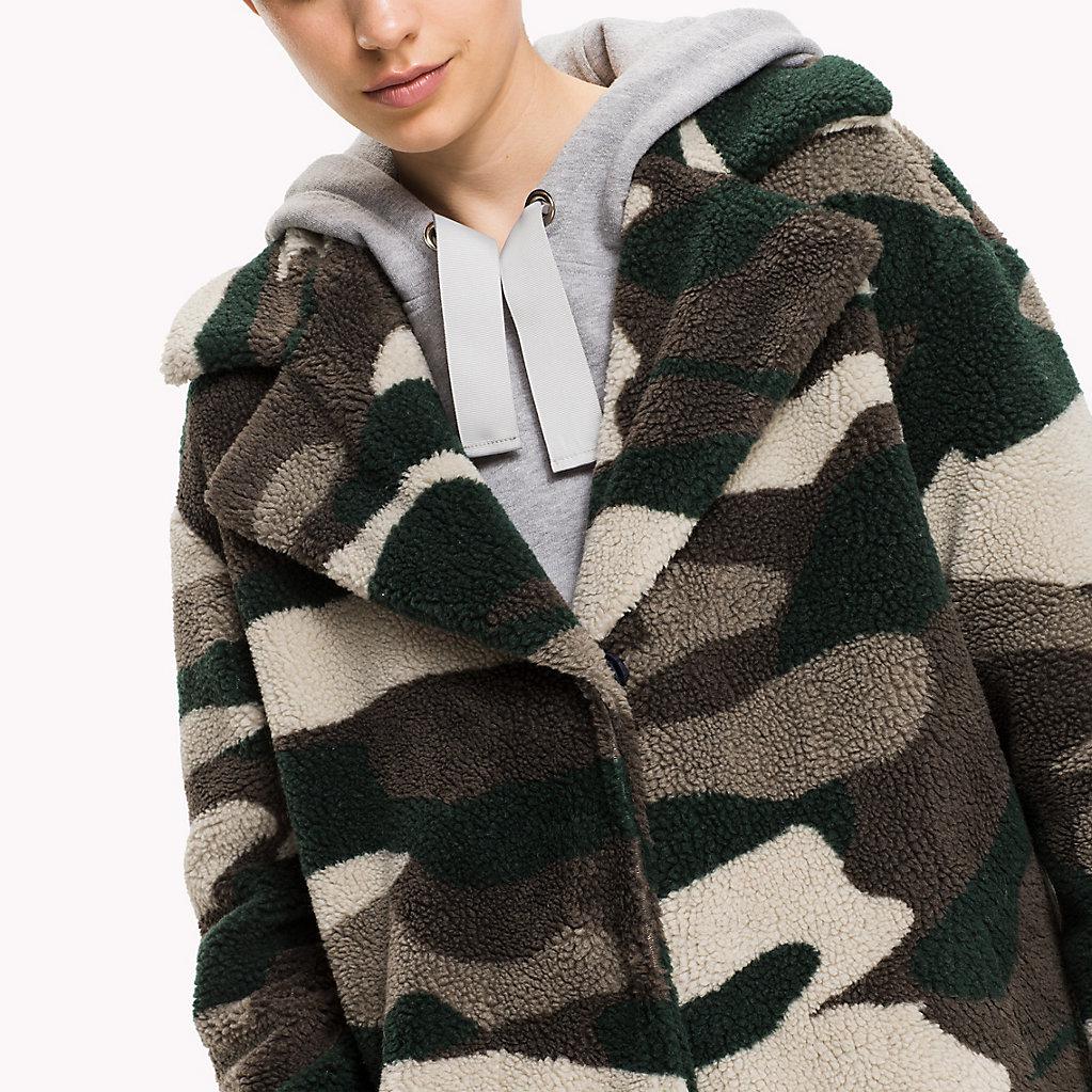 tommy hilfiger teddy coat