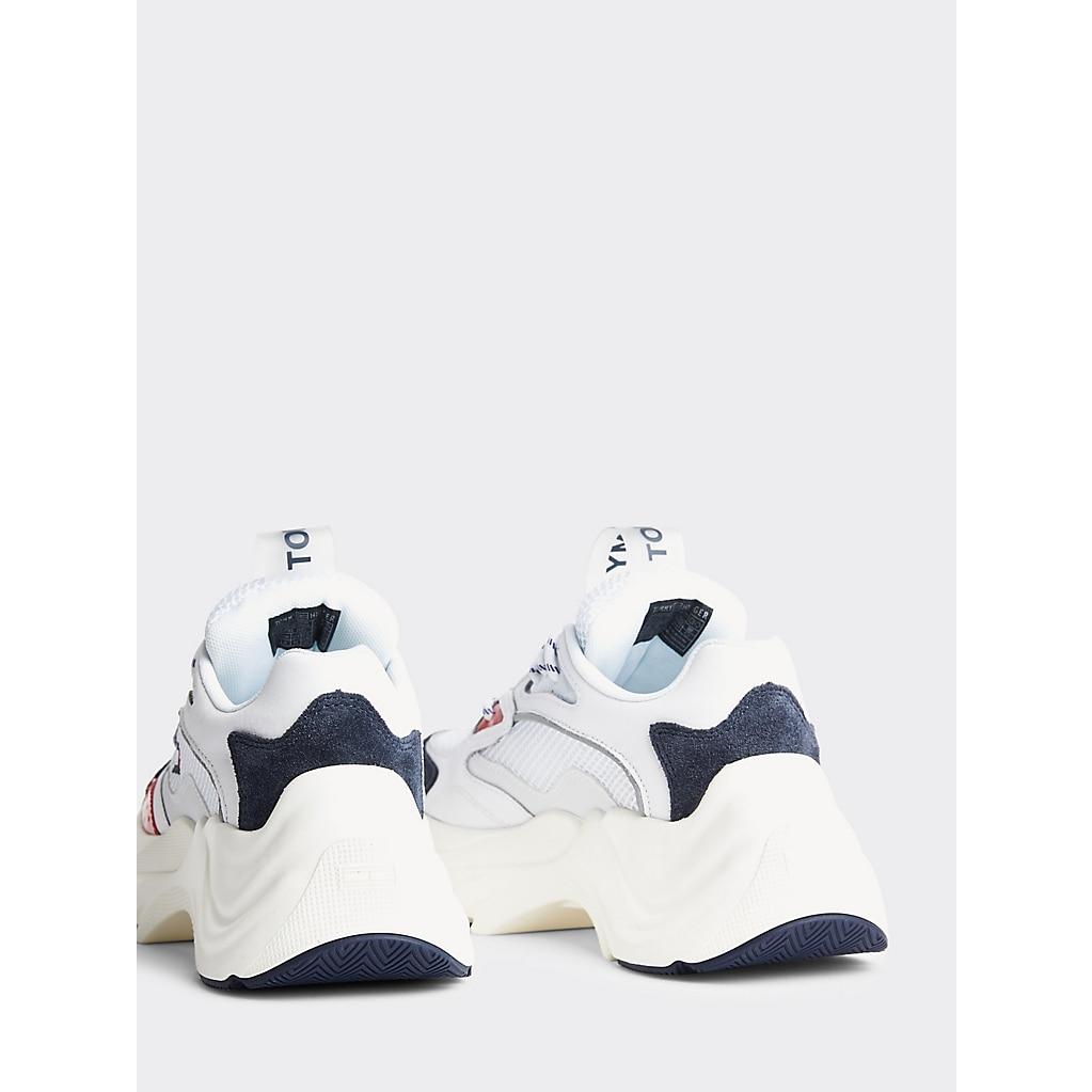 contrast chunky sole trainers tommy hilfiger