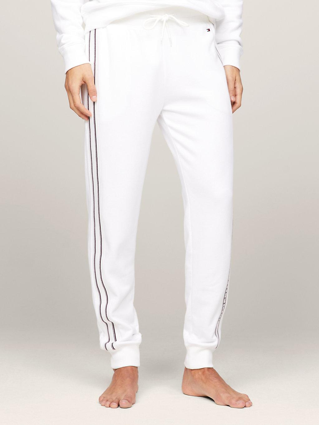 Tommy hilfiger 2024 logo stripe joggers