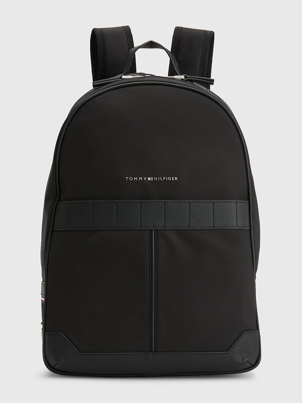 Tommy Hilfiger Elevated Metal Logo Backpack in Black for Men Lyst UK