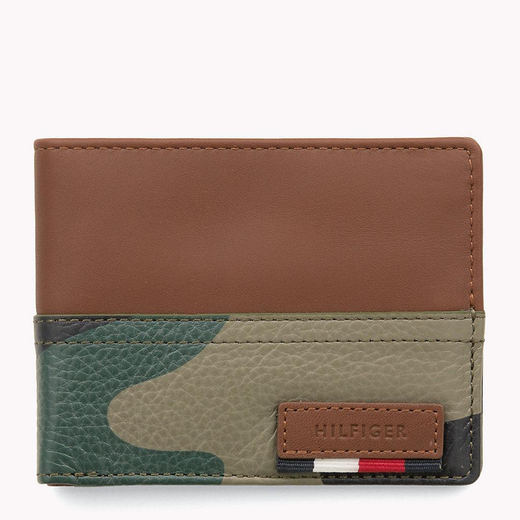 Tommy Hilfiger Camo Leather Wallet in 
