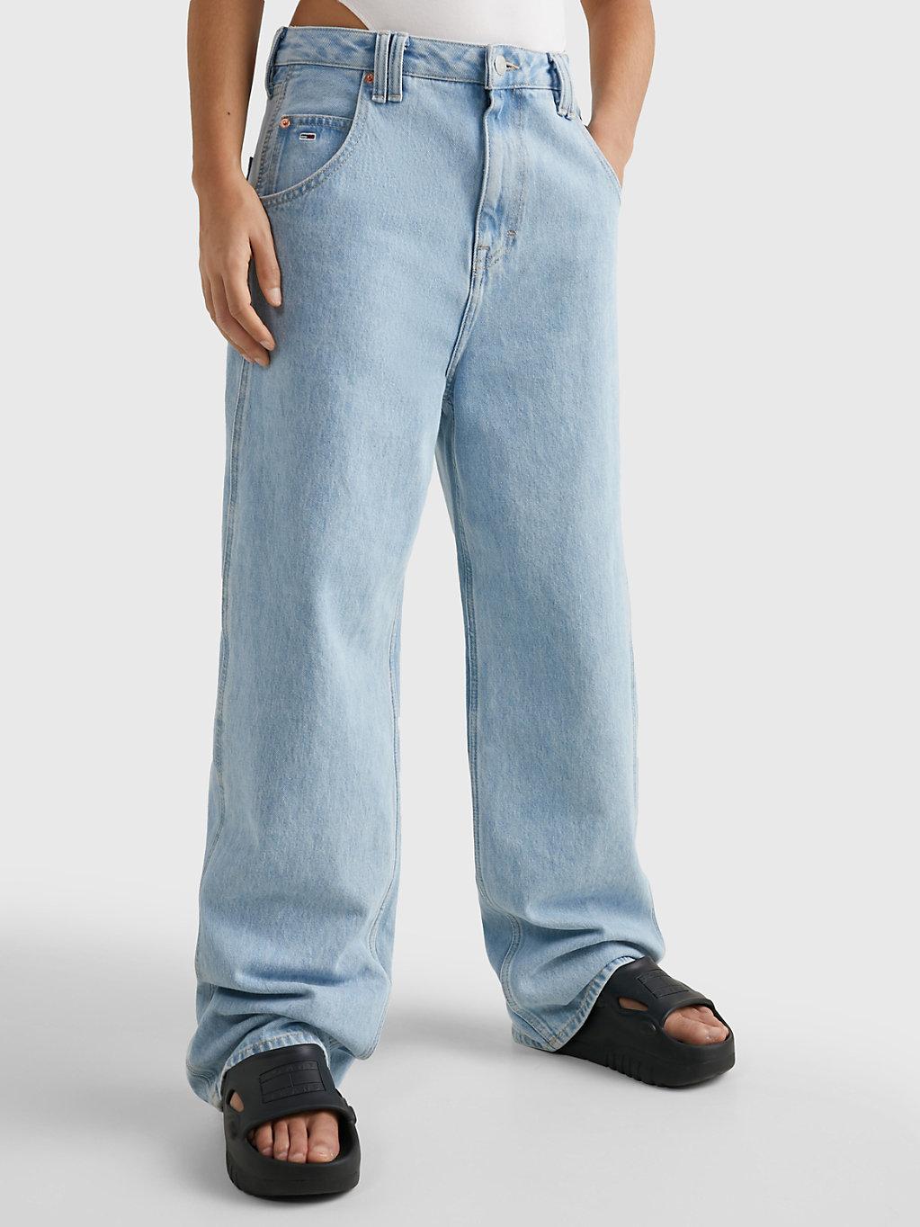 Tommy Hilfiger Daisy Low Rise Baggy Faded Jeans in Blue | Lyst UK