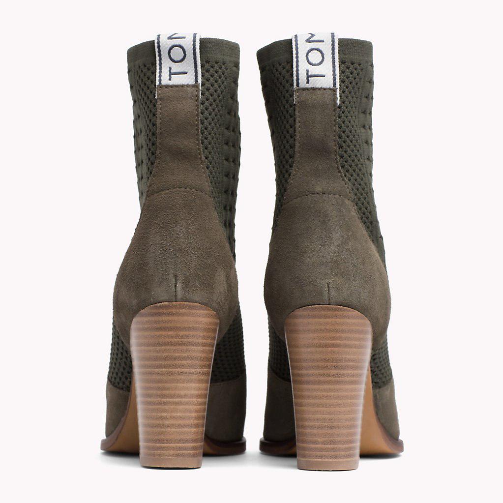tommy hilfiger knit boots