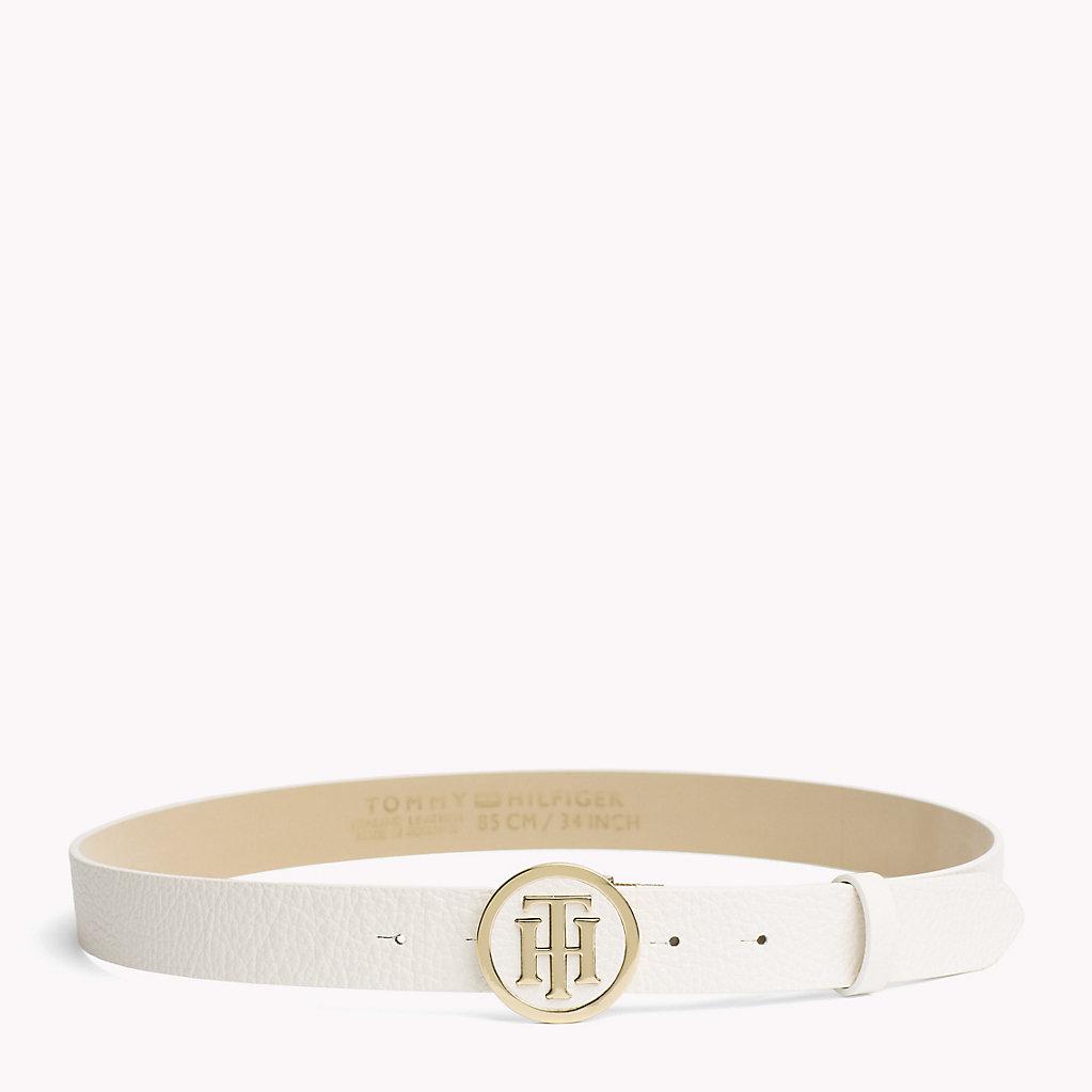 tommy hilfiger belt white