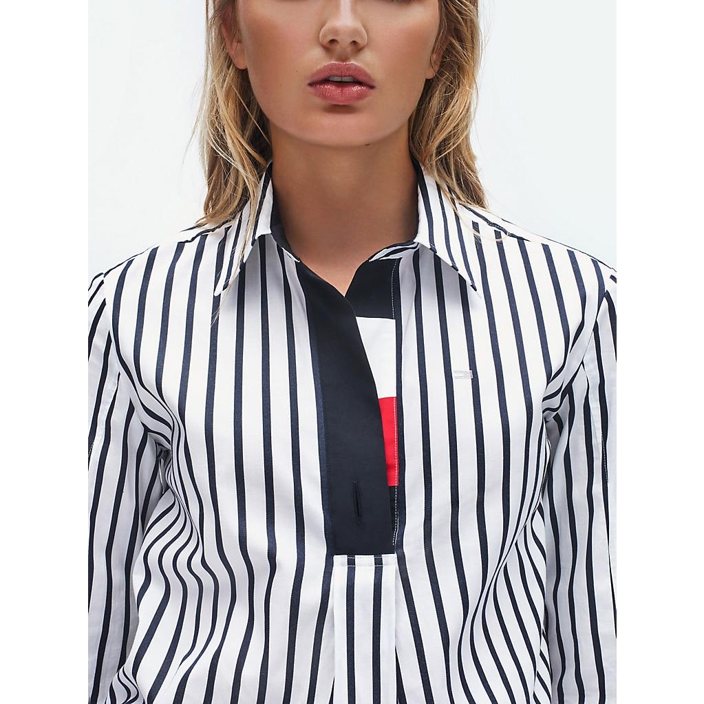 Hilfiger Tommy Icons Relaxed Bluse in Weiß Lyst DE