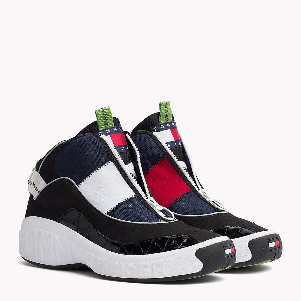 tommy hilfiger high top trainers