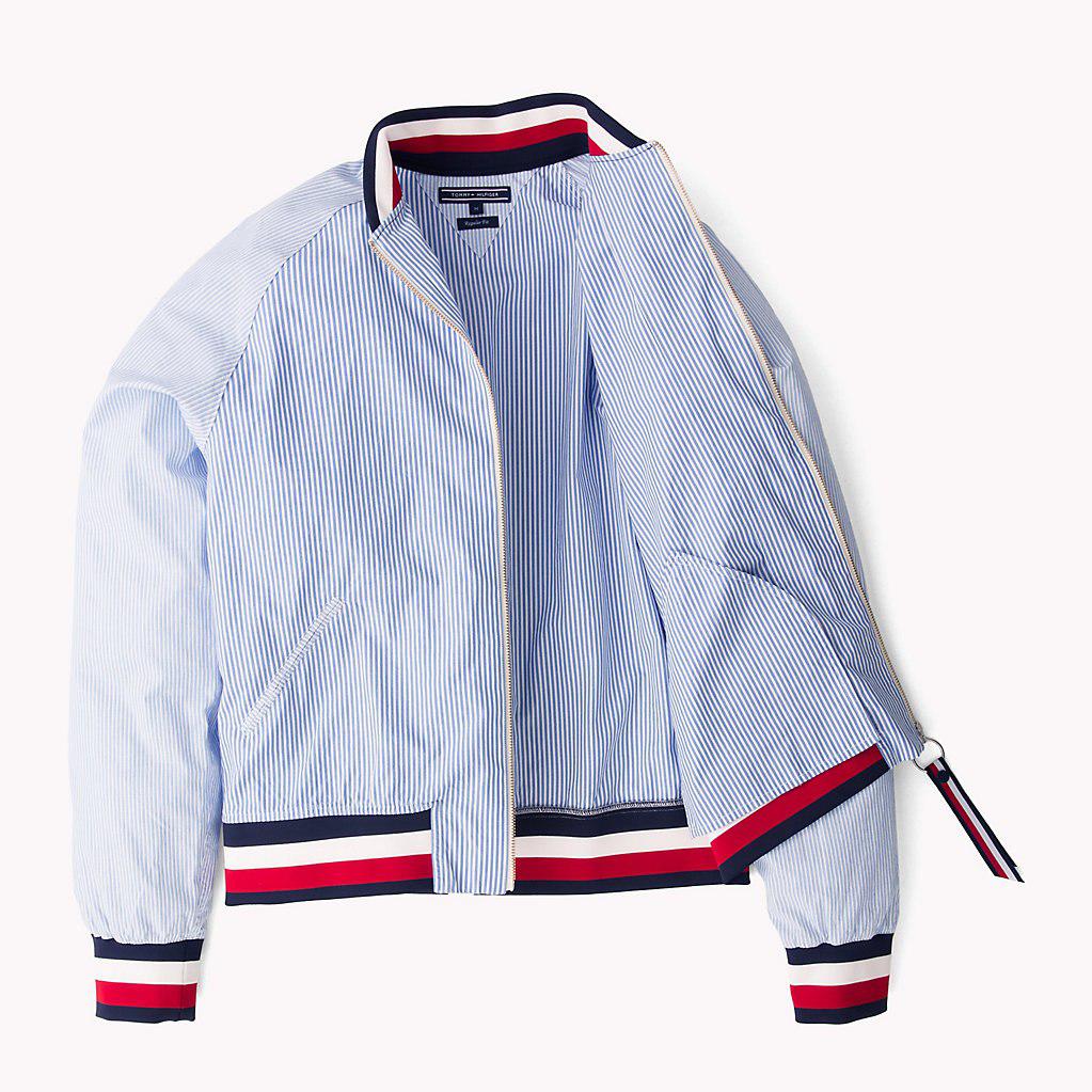 tommy hilfiger striped jacket