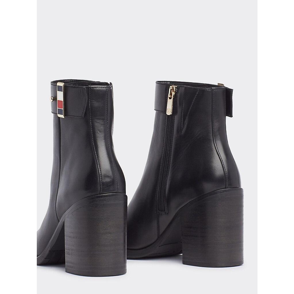 block heel sock boots tommy hilfiger