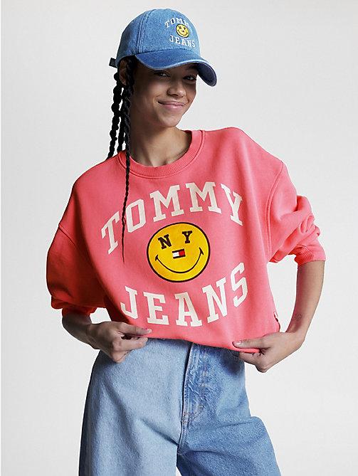Tommy Jeans x Smiley® oversize de Tommy Hilfiger de color Rojo | Lyst