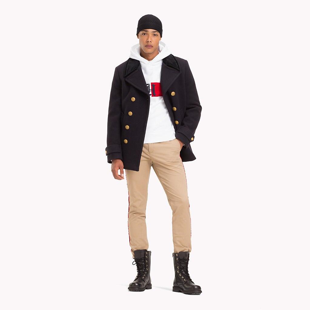 tommy hilfiger lewis hamilton military coat