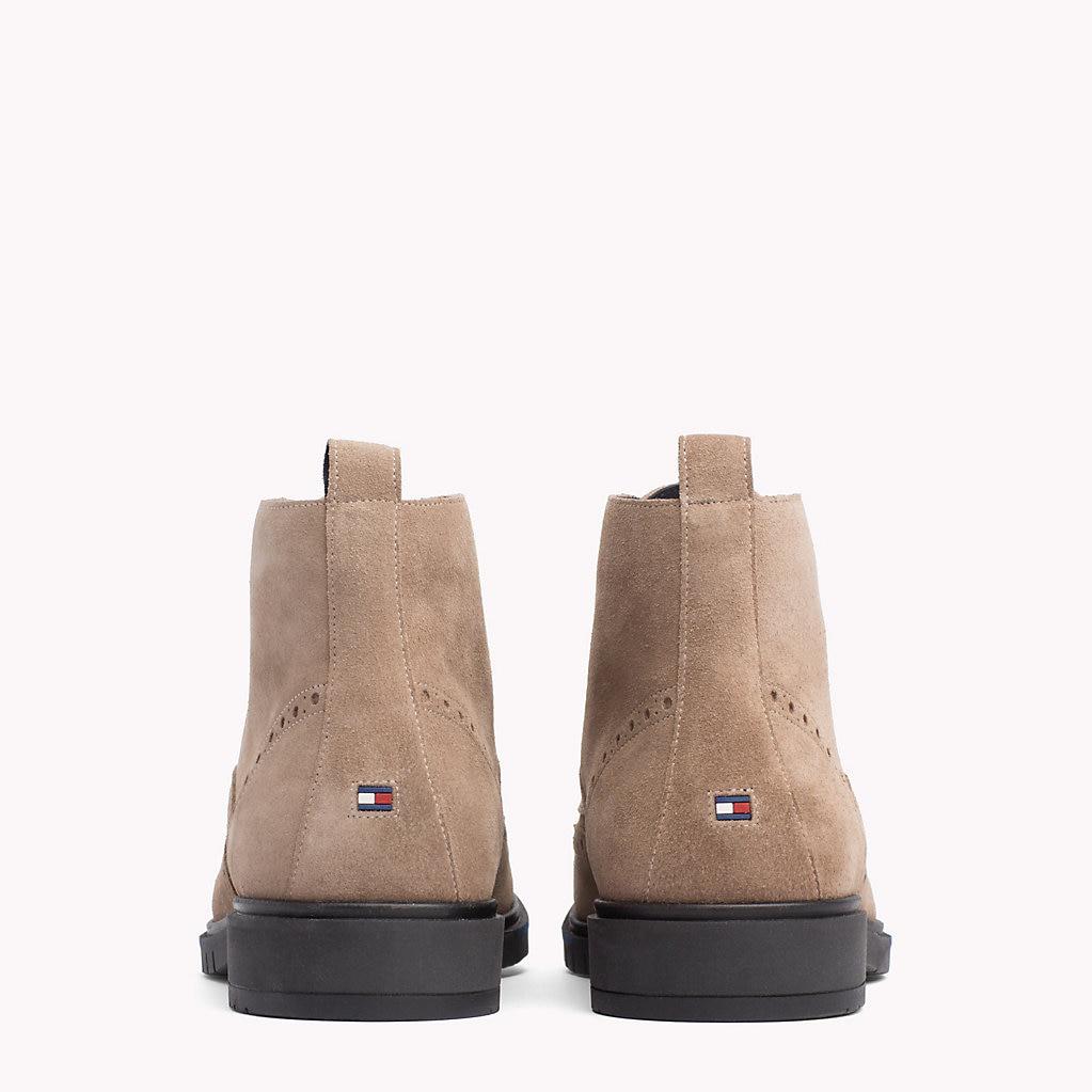 tommy hilfiger brogue boots