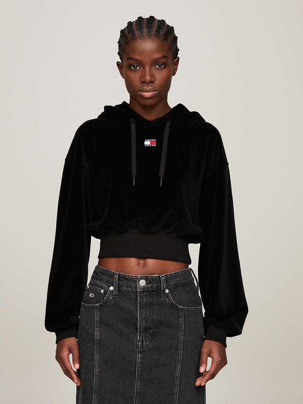 Tommy hilfiger hotsell black crop top