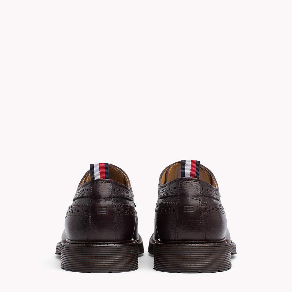 Tommy hilfiger classic leather brogue Clearance