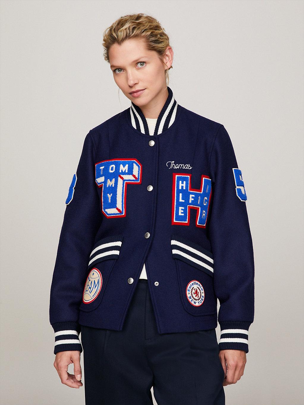 Tommy hilfiger baseball jacket hotsell