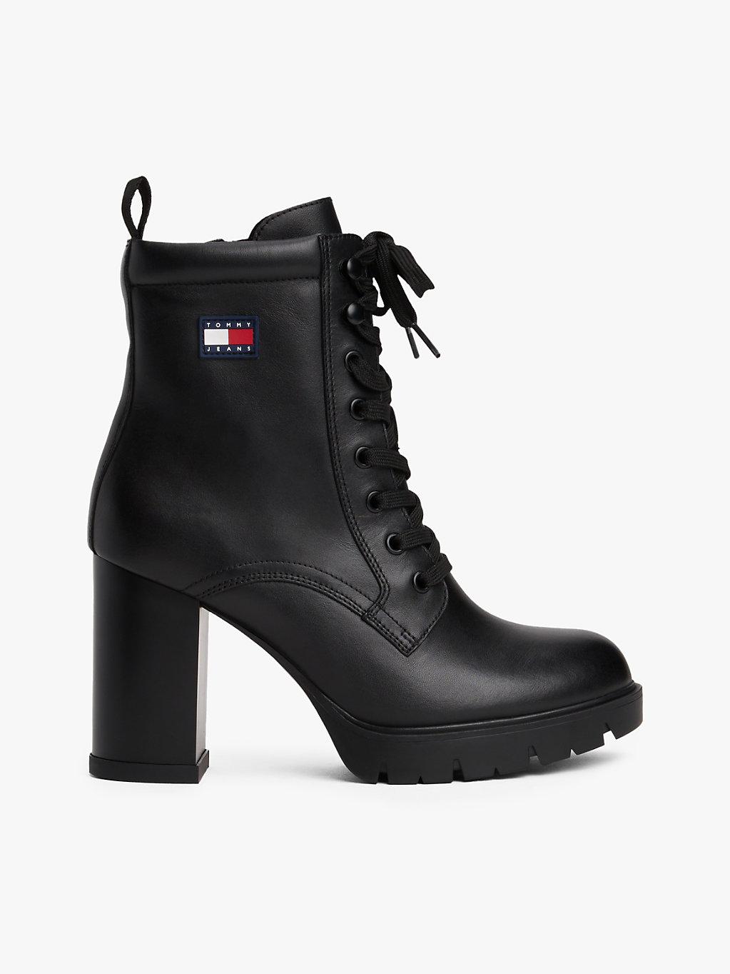 Tommy Hilfiger Talon Haut Carre Boots Club Talon Et Bas Bottines