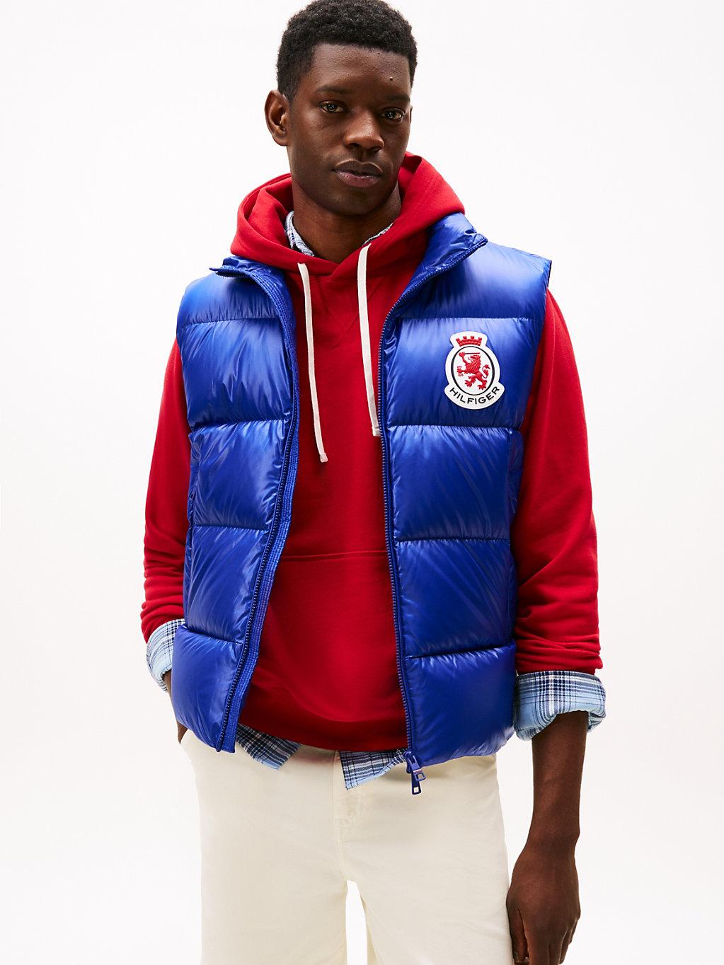 Tommy Hilfiger Piumino Smanicato Rosso Giubbotto Smanicato Tommy