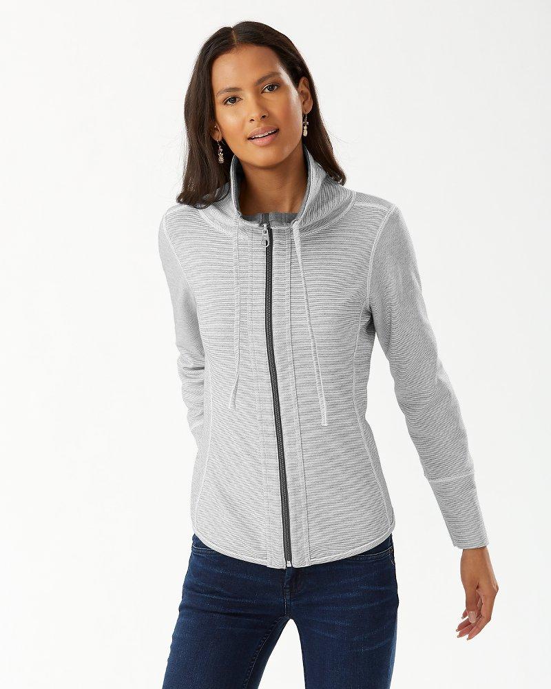 Tommy Bahama Synthetic Sun Fade Flipside Full-zip Sweatshirt in Gray - Lyst