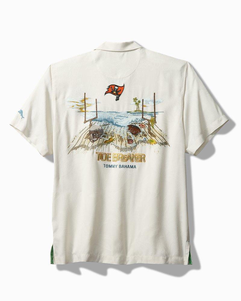 Tommy Bahama Nfl Tide Breaker Islandzone® Camp Shirt in White for Men