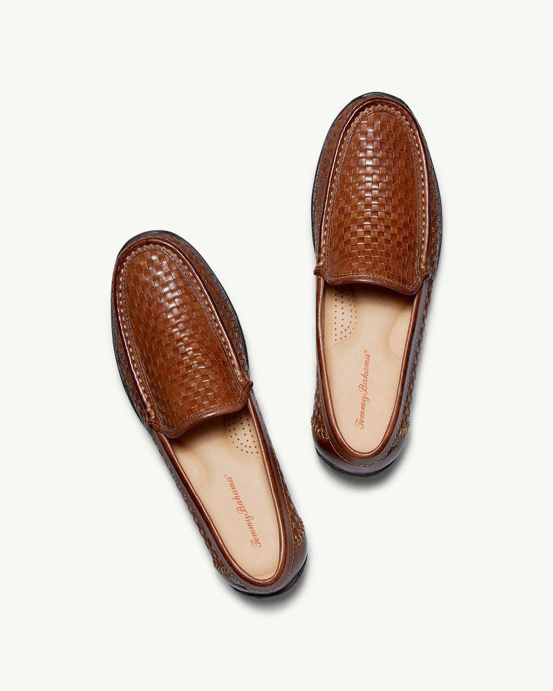 orson woven leather venetian drivers