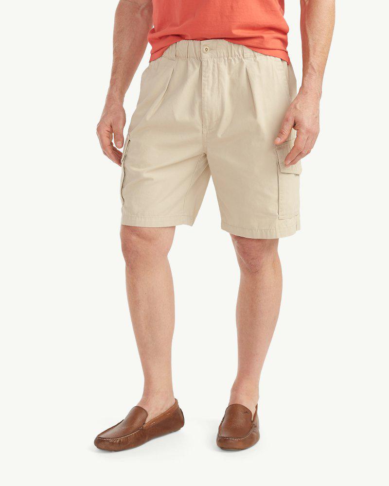 big and tall cargo shorts elastic waist