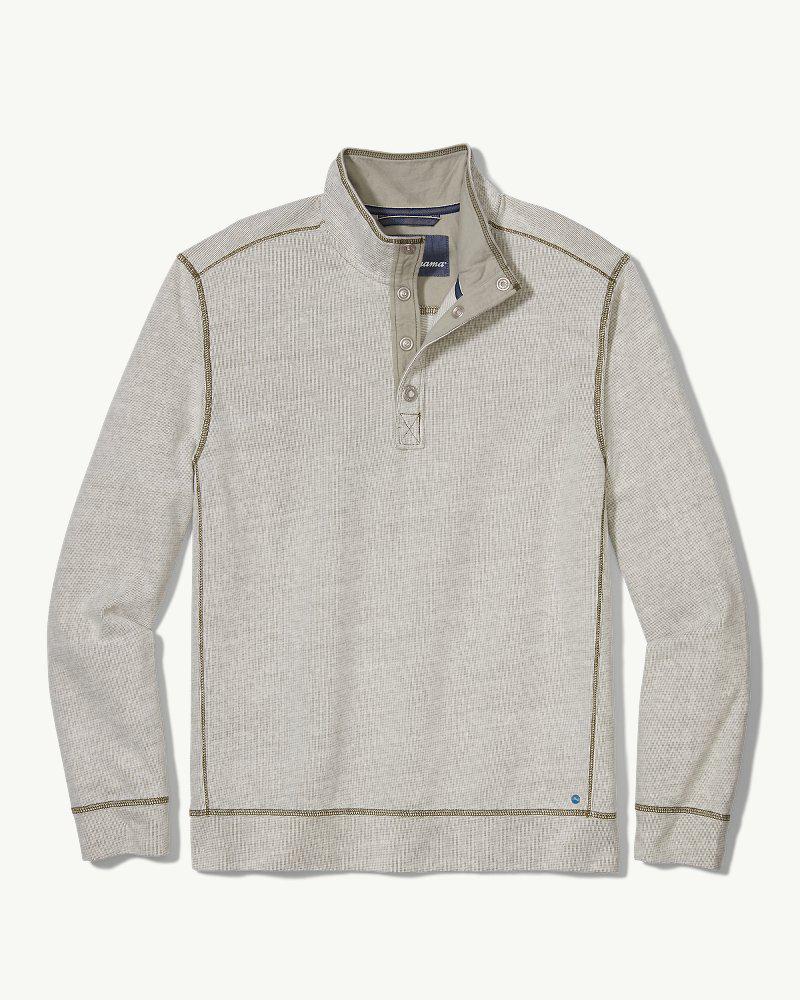 Download Tommy Bahama Ocean Mist Snap-mock Sweatshirt in Gray for ...