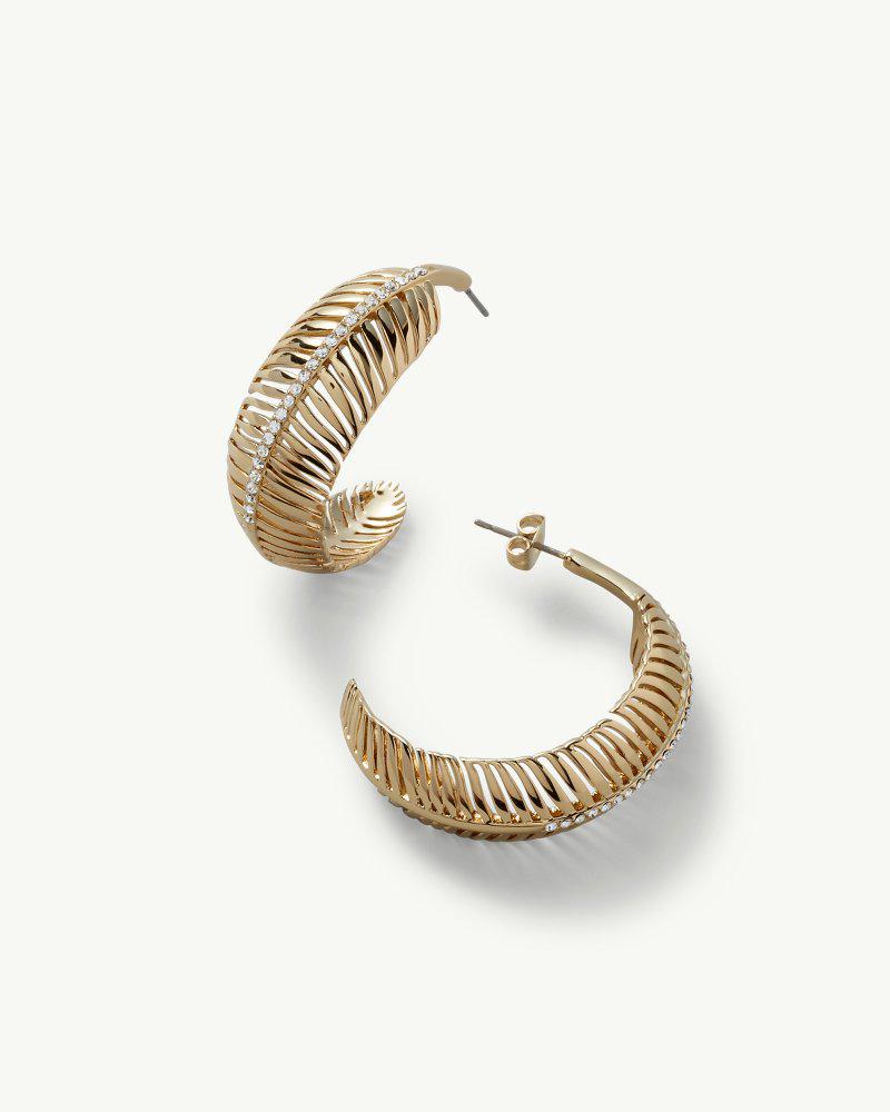 Lyst Tommy Bahama Swarovski Palm Frond Earrings In Metallic Gallery Previously Sold At Tommy Bahama Us