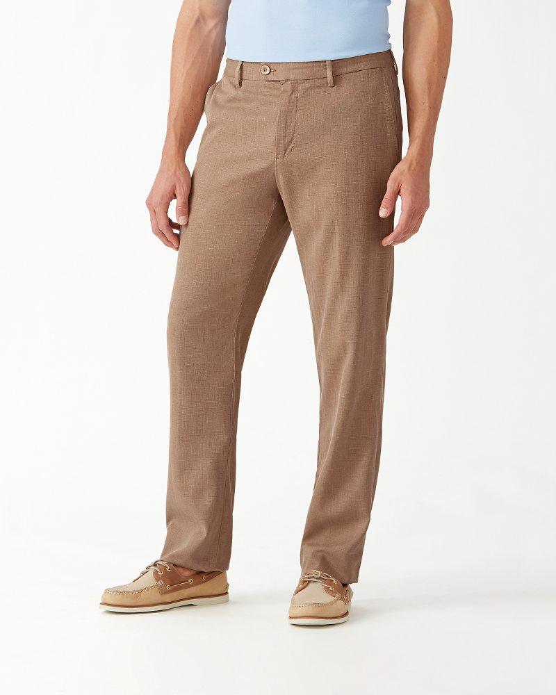 Tommy Bahama Silk Havana Herringbone Pants in Brown for Men - Lyst