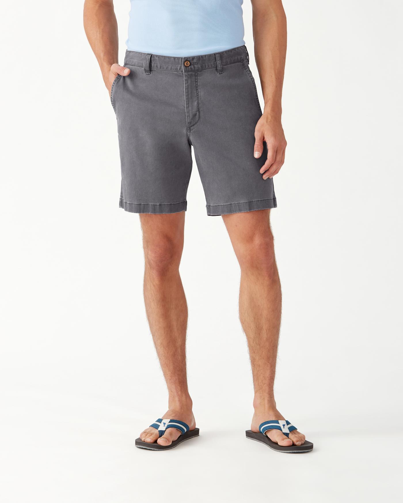Tommy Bahama Cotton Boracay 8-inch Chino Shorts in Gray for Men - Lyst