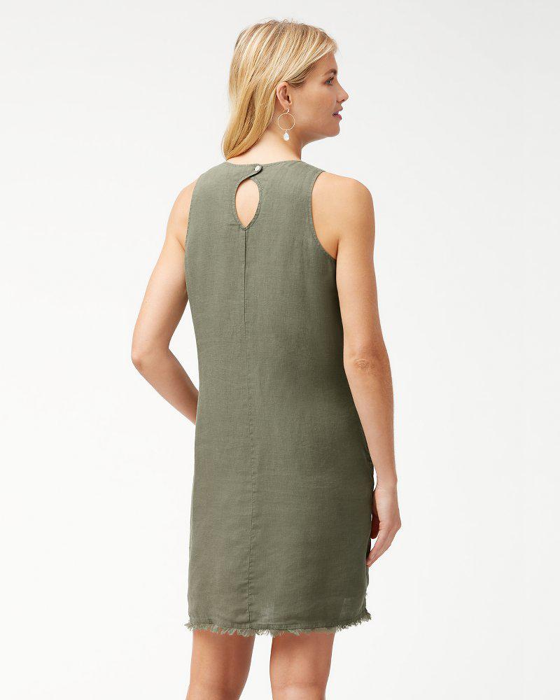 Linen Sheath Dress for Tea