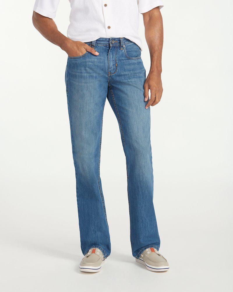 Tommy Bahama Denim Barbados Bootcut Jeans in Light Indigo Wash (Blue ...
