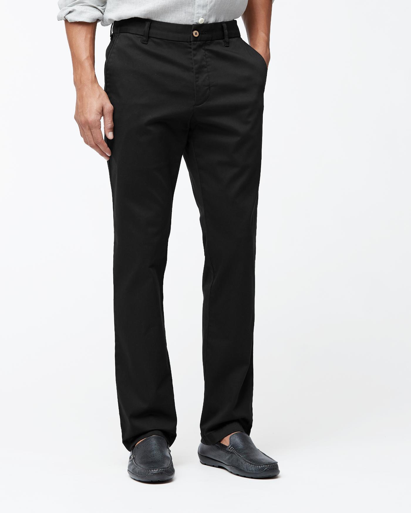 Tommy Bahama Cotton Big & Tall Boracay Chino Flat-front Pants in Black ...