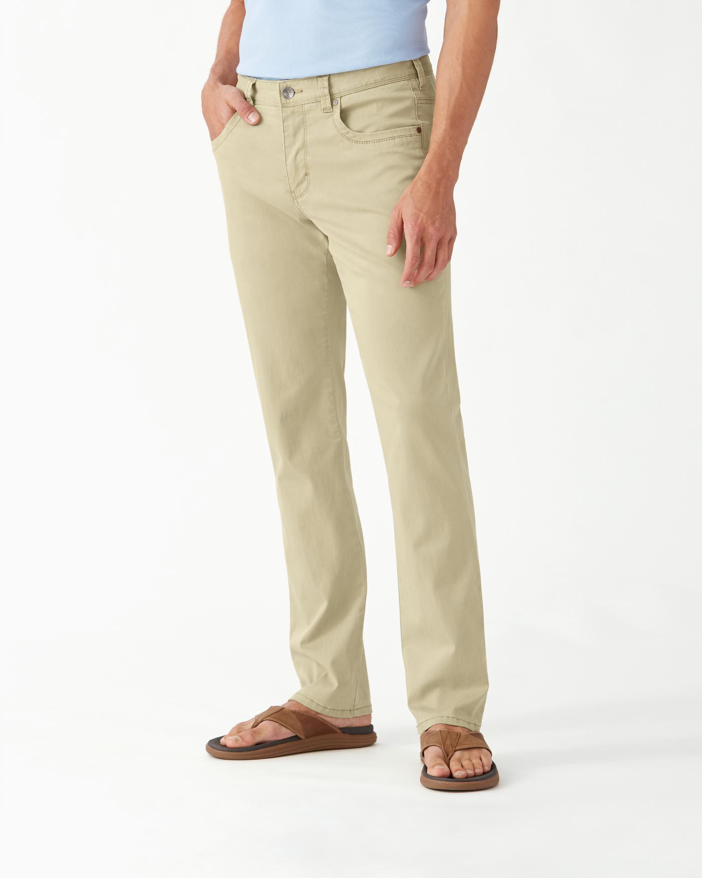 Tommy Bahama Cotton Boracay 5-pocket Chino Pants in Khaki (Natural) for ...