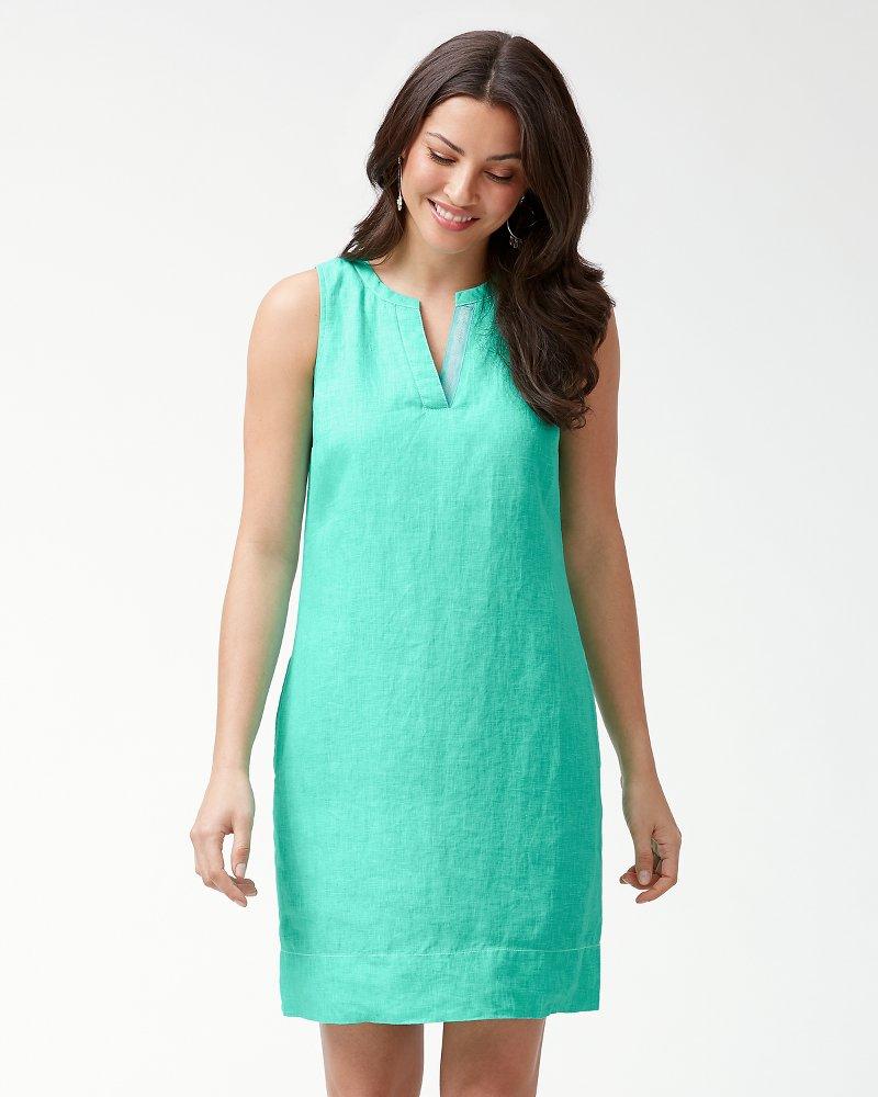 Sea Glass Linen Shift Dress Hotsell, 55 