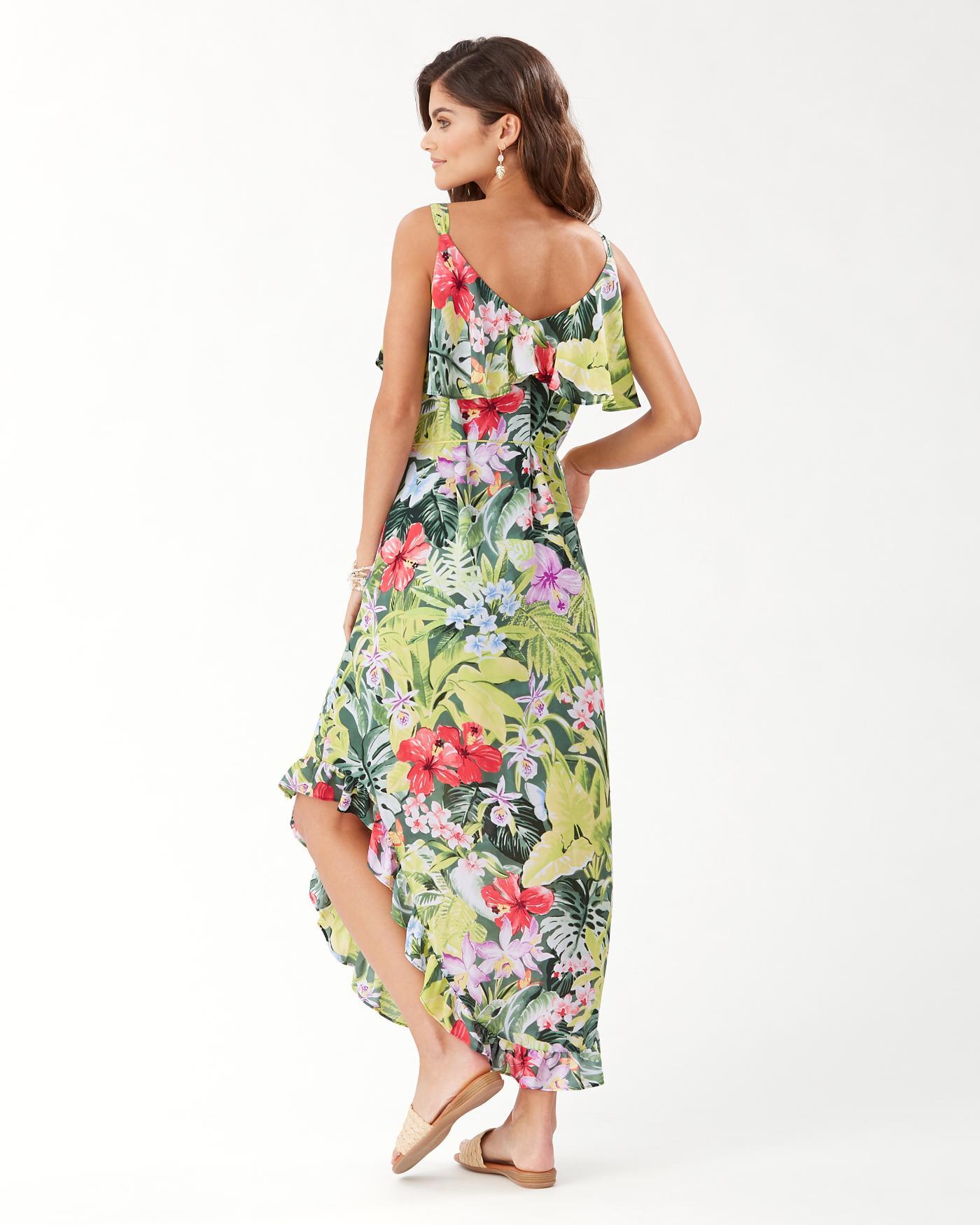 Tommy Bahama Tropolicious Maxi Dress in Green | Lyst