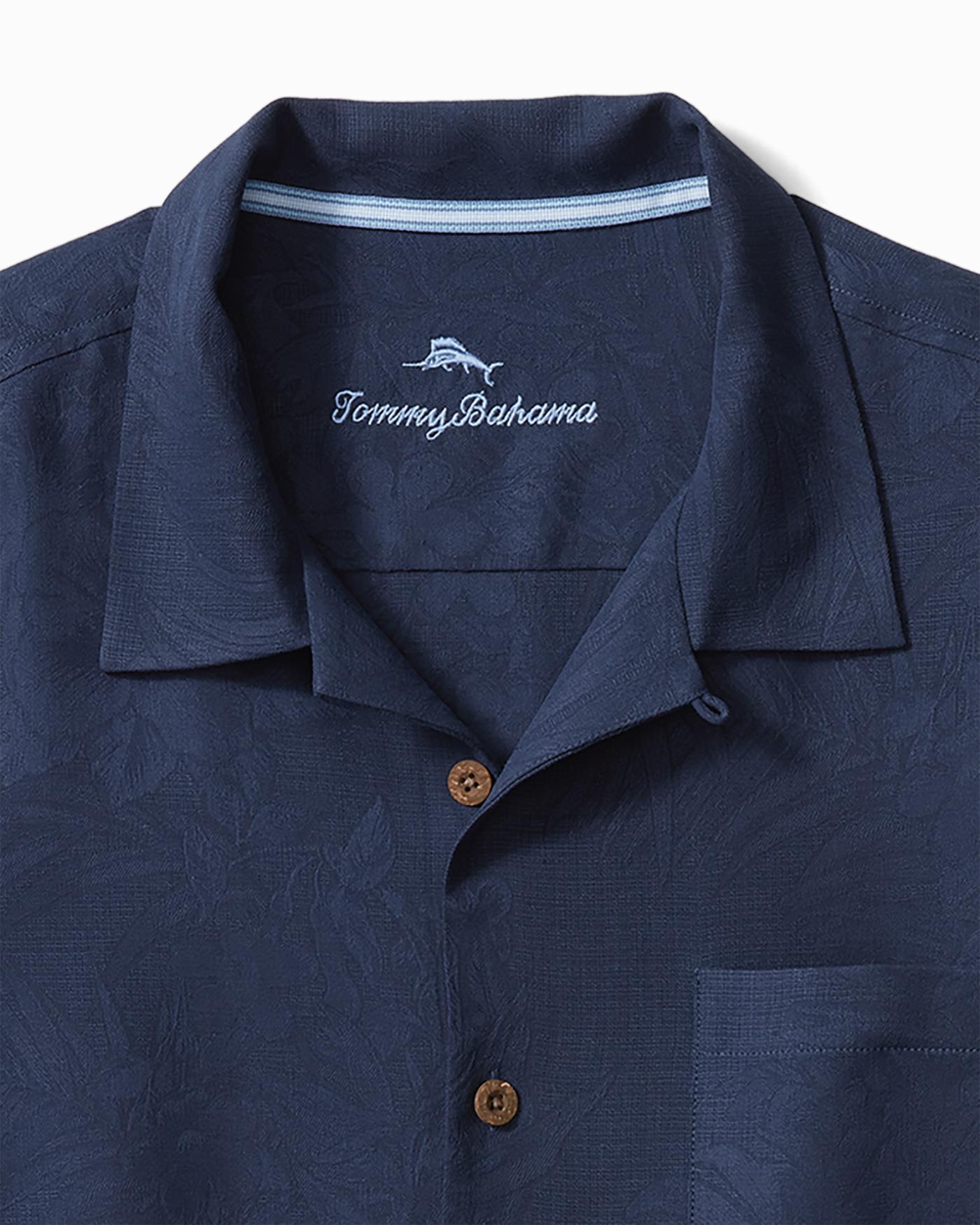 Tommy Bahama Silk Big & Tall Tropic Isles Camp Shirt in Navy (Blue) for Men Save 7 Lyst