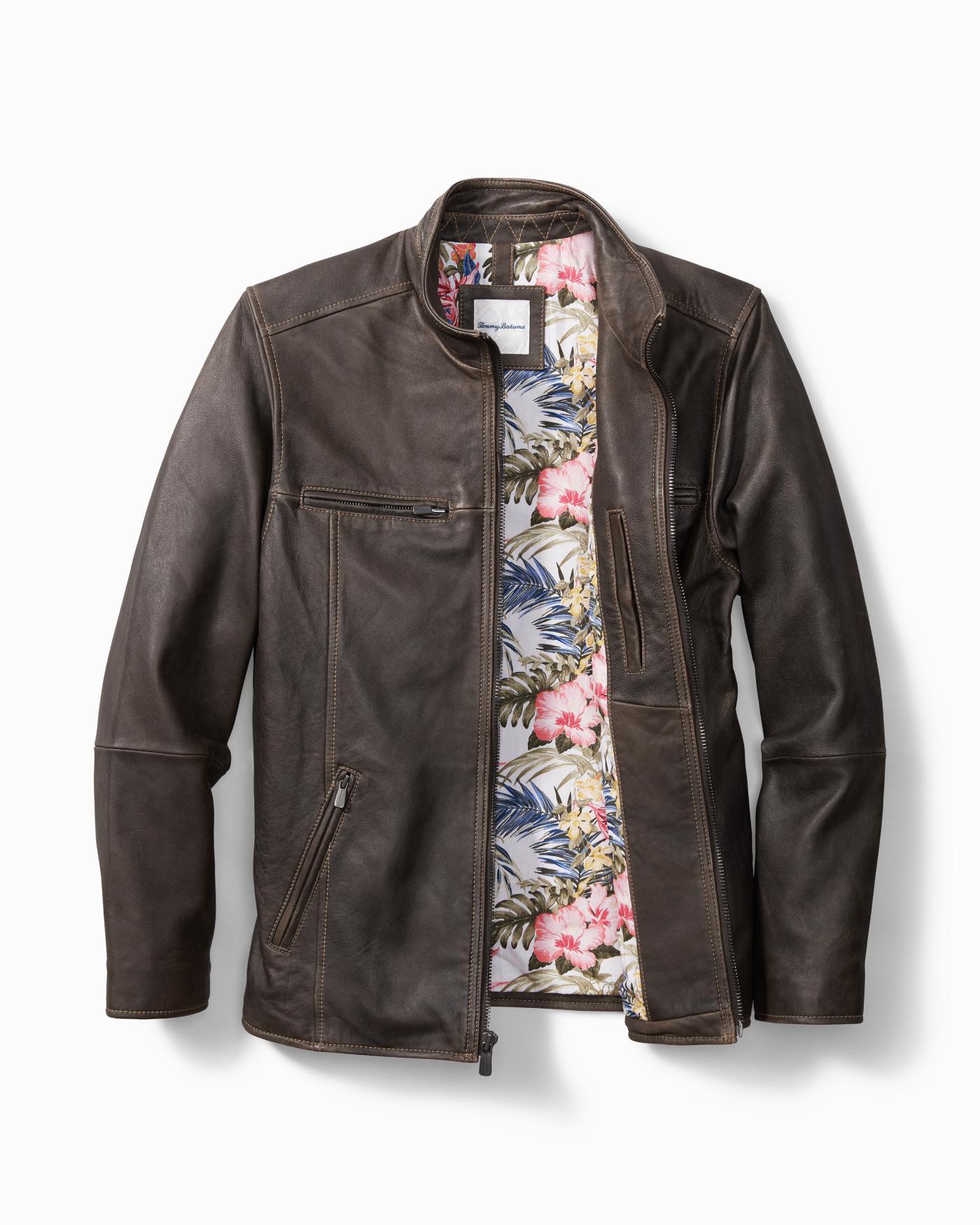tommy bahama bomber jacket