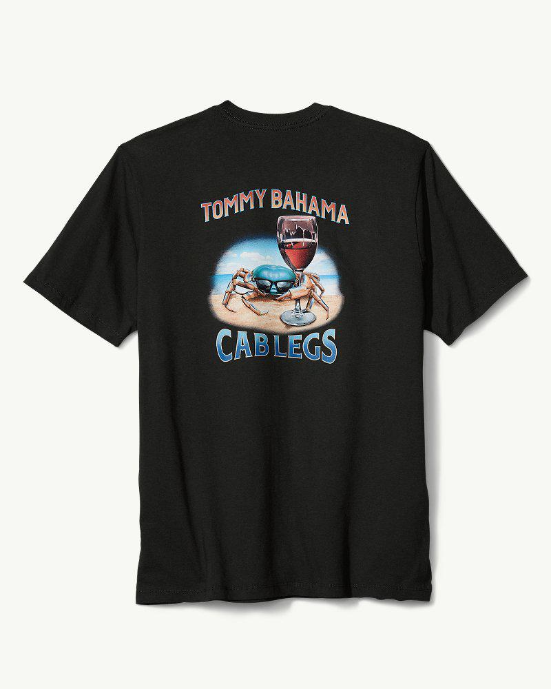 Tommy Bahama Cab Legs Small Coal T Shirt 