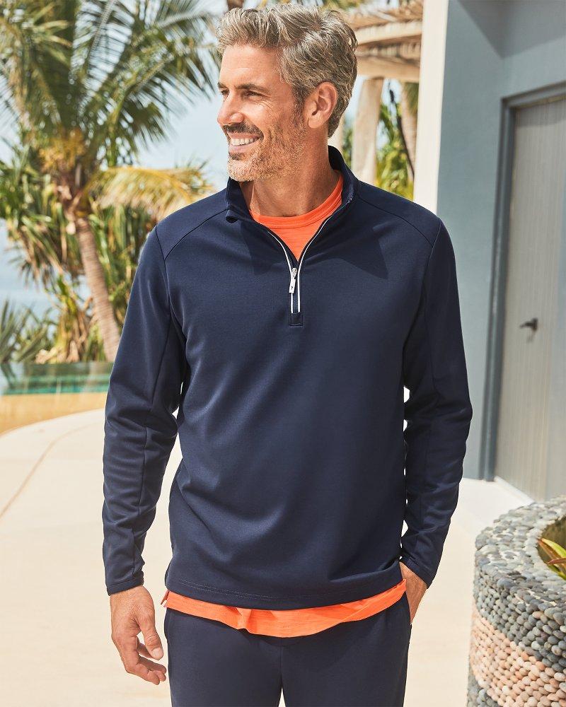 Tommy Bahama San Marino Islandzone® Half-zip Sweatshirt in Blue for Men ...
