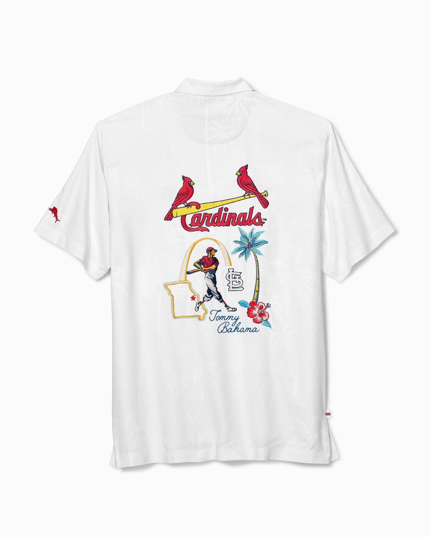 Tommy Bahama Silk Mlb® Red Sox® Bases Loaded Camp Shirt in White for
