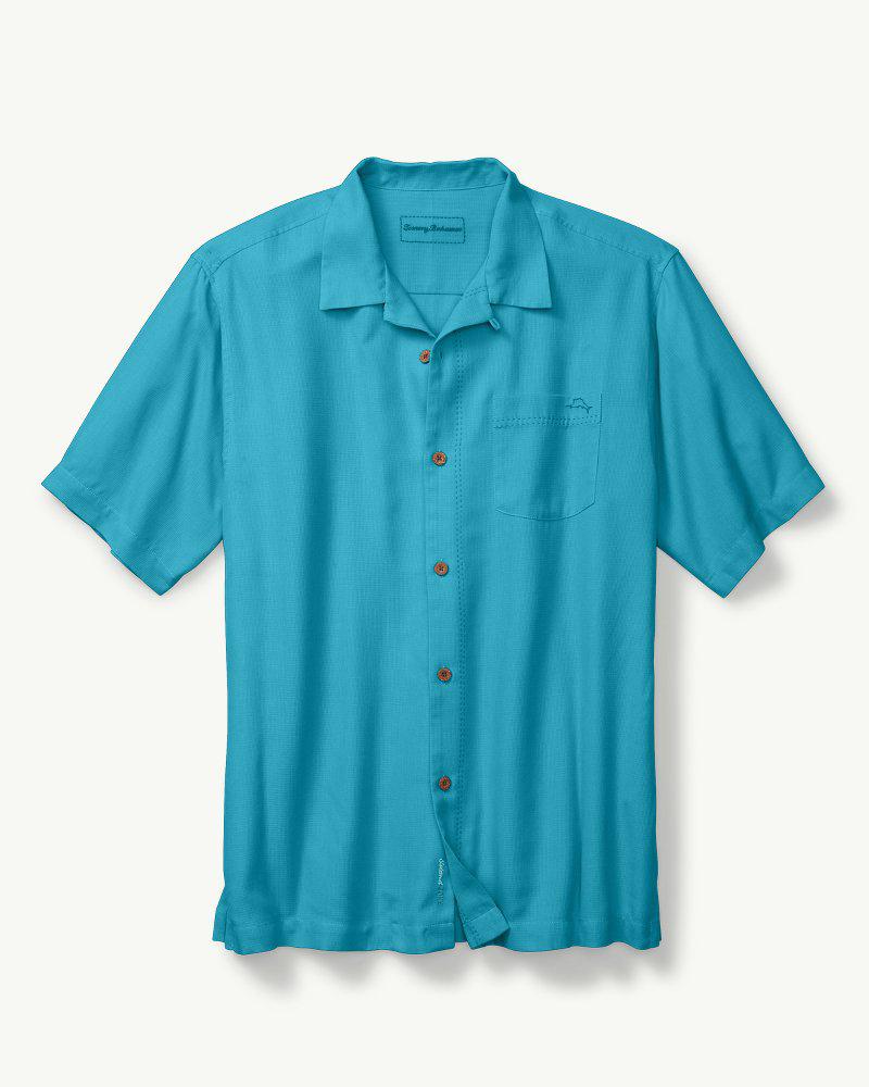 Tommy Bahama Silk Original Fit Royal Bermuda Islandzone® Camp Shirt in