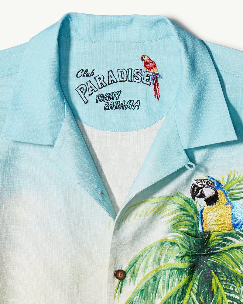 Tommy Bahama Silk Club Paradise Collector's Edition Camp Shirt in Light