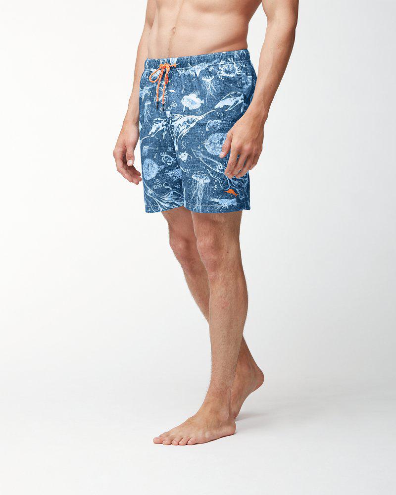 Tommy Bahama Synthetic Naples Marlin Party 6-inch Swim Trunks in Blue ...