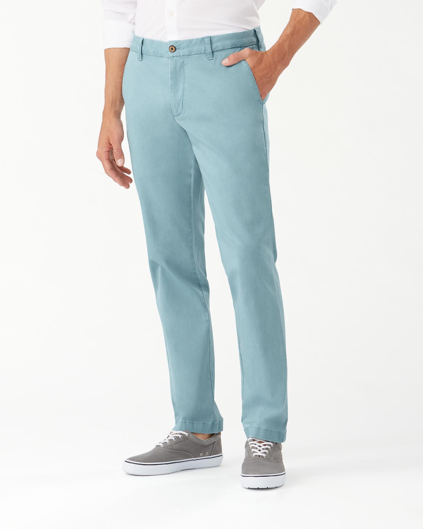 Tommy Bahama Cotton Big & Tall Boracay Flatfront Chino Pants in Blue for Men Save 11 Lyst